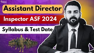 Assistant Director and Inspector ASF Jobs and Test Syllabus  AD amp Inspector ASF [upl. by Armin831]