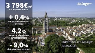 Baromètre Les prix immobiliers en France  Mars 2018 [upl. by Oria811]