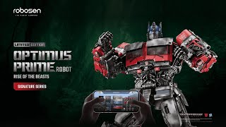 Robosen Optimus Prime Rise of the Beasts Signature Robot Limited Edition [upl. by Erodasi829]