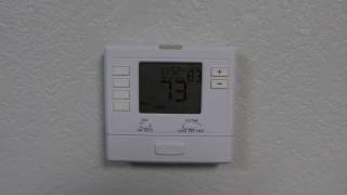 Program Your T705 Programmable Thermostat [upl. by Pytlik]