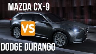 Mazda CX9 VS Dodge Durango ¿Cual Es Mejor amp Porqué [upl. by Bouton]