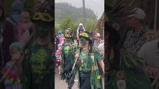 Sowerby bridge Rushcart festival with morris dancing at the Alma inn [upl. by Aikemahs]