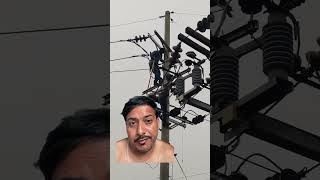 33kv line jumper  toughworkout lineman youtubeshorts shorts electrician [upl. by Federica]