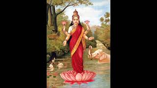 Devi MahA Lakshmi in the divine Lotus 🪷 Kamal pushpame Maa Shubha amp LaaB Dene aaye hain🪔 💝🎁💐🙏🙌😌🕉️👍 [upl. by Feune]