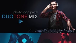 DuoTone Mix panel for Adobe Photoshop [upl. by Euqinad]