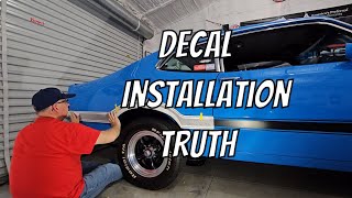 The Truth About Installing Automotive Decals Revealed [upl. by Honora]