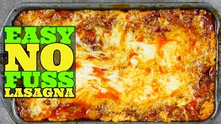 EASIEST Lasagna Recipe EVER [upl. by Cornall]