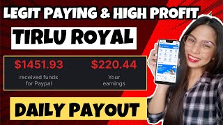 BEST EXCHANGE PLATFORM 2024  TIRLU  HIGH PROFIT  DAILY PAYOUT [upl. by Roman]