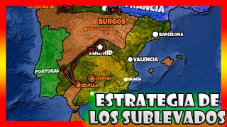 📛La Estrategia de los Sublevados😱  Guerra Civil Española 3 [upl. by Archibaldo15]