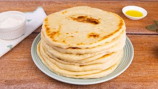 The BEST Greek Pita Flatbread super EASY to make ✨ [upl. by Derna]