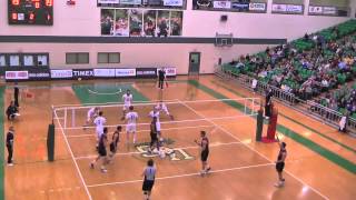 2015 CIS Mens Volleyball Championship SF 2 McMaster vs Trinity Western [upl. by Oilime97]