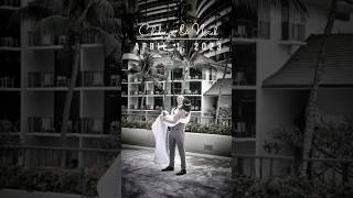 Beautiful Hawaii Wedding Halekulani Waikiki Beach shorts wedding travel destination hawaii hot [upl. by Goat]