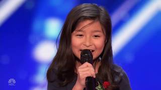 【Americas Got Talent】 ≪Celine Tam≫ season12 audition セリーヌ タム [upl. by Ancelin962]