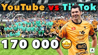 Youtube vs Tiktok  Hvem er best i Fotball [upl. by Lilllie]