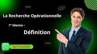 Recherche Opérationnelle  introduction [upl. by Tormoria]