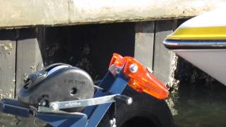 RampNClamp Automatic boat latch wwwrampnclampcom [upl. by Aitercul388]