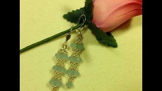 Easy Dangle Earrings Tutorial [upl. by Sorenson151]