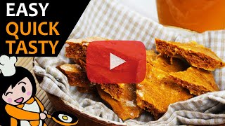 Honeycomb  How To Make Honeycomb  Honeycomb Recipe  Recipe Videos [upl. by Eibrab]