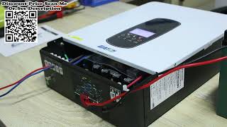 EASUN POWER 7000VA 4200VA Hybrid Solar Inverter Unboxing Review Aliexpress [upl. by Stoecker]