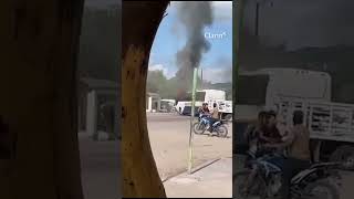 Violencia en Culiacán hubo enfrentamientos entre civiles armados y elementos del Ejercito [upl. by Nerraw]