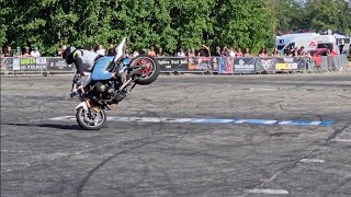 Pawel S51 Stuntrider Karbownik Final Run International Stuntriding Competition German Stunt Week [upl. by Smitty]