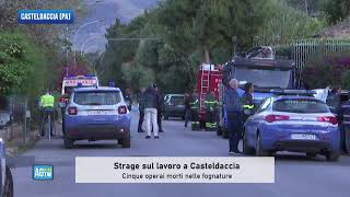 Casteldaccia morti cinque operai per intossicazione [upl. by Cinelli]