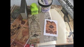 TESTTUTO  Comment jutilise le Papier de Riz STAMPERIAPapier Tim HOLTZ [upl. by Tepper]