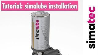 How to install a automatic lubricator simalube [upl. by Idissac]