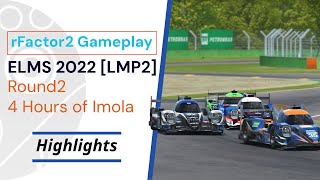 【rFactor2】ELMS 2022 LMP2 Season1 Round2 4 Hours of Imola Highlights [upl. by Langer]