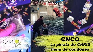 CONDONES EN LA PIÑATA DE CHRIS  RENATO regaña a ERICK  Festejan el cumple de CHRIS HD  CNCO [upl. by Dylana]