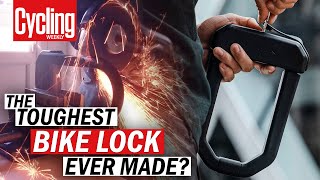 Can we destroy an angle grinder resistant bike lock  New Hiplok D1000 Tested  Cycling Weekly [upl. by Bergerac29]