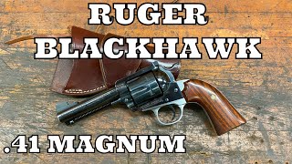 Ruger New Model Blackhawk 41 Magnum With Power Custom Bisley Conversion Hammer and Trigger [upl. by Xuerd412]