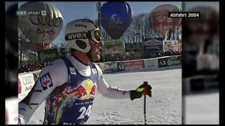 Alpine ski 2004 Kitzbuhel Abfahrt [upl. by Divd]