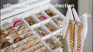 the best affordable jewelry from shopee — classy on a budget [upl. by Ativad]