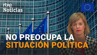 UE PREVISIÓN de CRECIMIENTO del 22 para ESPAÑA según la COMISIÓN EUROPEA  RTVE Noticias [upl. by Blackburn]