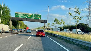 Accident on A406 standstill  A406 North Circular  London Traffic 1930 PM 23 June 2021 [upl. by Hewes]