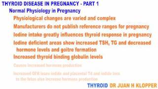 Thyroid Disease in Pregnacy Part 1mov [upl. by Calore]