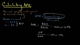 Calculating APR Part 1  Personal Finance Series [upl. by Asselem]