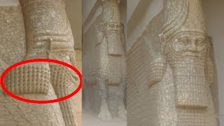 Lamassu  Annunaki Winged Bulls  Lost Ancient Sumerian Statues in Iraq at Gate of Nergal Nineveh [upl. by Dunkin]