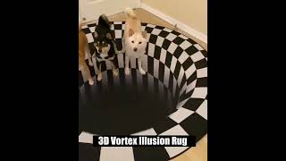 🏠🎁 This 3D vortex carpet has an incomparable illusion effect [upl. by Akinhoj]