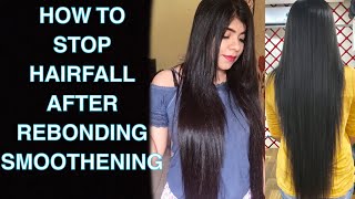 Stop hairfall after straightening and smoothening  How to take care of your hair  HairCare [upl. by Leugim479]