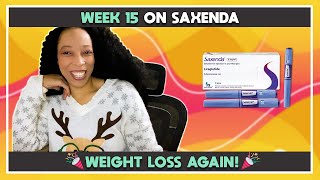 Positive Experience with SaxendaLiraglutide My Weight Loss Update  Week 15 Weight Loss Results [upl. by Bellina]