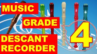 DESCANT RECORDER MUSIC GRADE FOUR 4 [upl. by Cheston37]