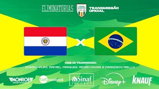 PARAGUAI X BRASIL  AO VIVO  Narração EDSON MAURO  Futebol Globo CBN [upl. by Chaddy32]