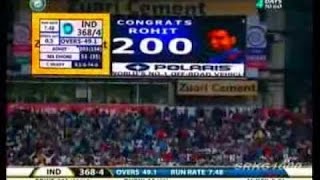 Rohit Sharma score double ton 209 in ODI Match vs strong team Australia [upl. by Murial]