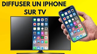 Comment caster un iPhone sur une télévision sans fil sans cables  Connecter un iPhone à la télé [upl. by September]