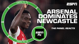 Arsenal vs Newcastle Reaction This wasn’t a contest – Craig Burley  ESPN FC [upl. by Esilehs]