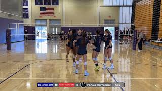 Portola Tournament Pacific Christian Set 2 Loss [upl. by Kinzer]