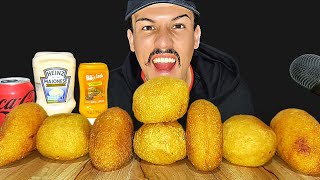 372 ASMR  COMENDO SALGADOS COM MUITO MOLHO BILLY amp JACK MUKBANG BRASIL SONS DE MASTIGAÃ‡ÃƒO [upl. by Yanal]