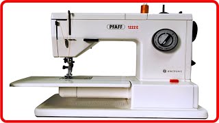 Sewing Machine PFAFF 1222 [upl. by Llebiram996]